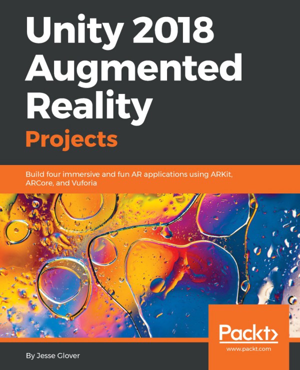 Cover of Unity 2018 Augmented Reality Projects