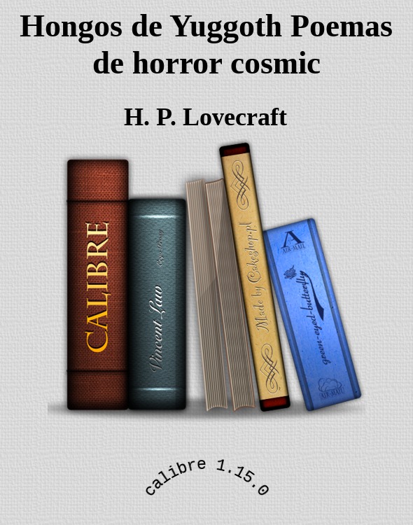 Cover of Hongos de Yuggoth Poemas de horror cosmic