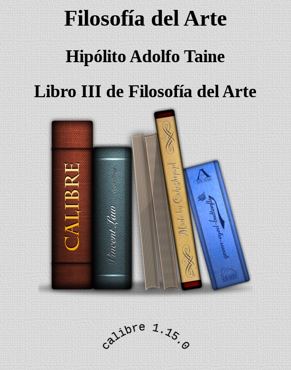 Cover of Filosofía del Arte